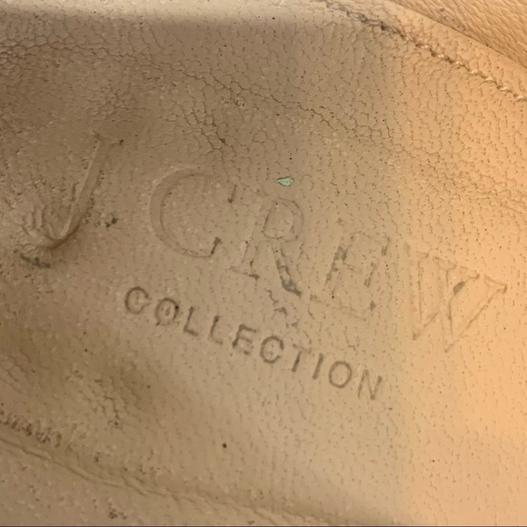 J. Crew Pia Calf Hair Leather Cheetah Platform Heels - Picture 11 of 12